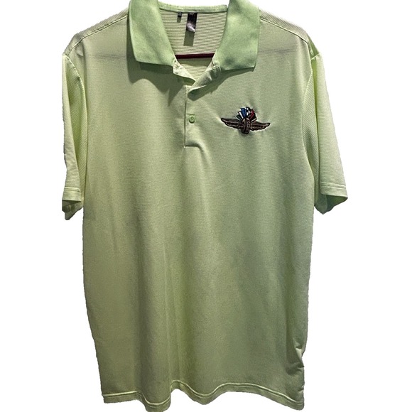 Indianapolis Motor Speedway‎ Brickyard Crossing Adidas Men's Polo Shirt Large - Picture 2 of 7